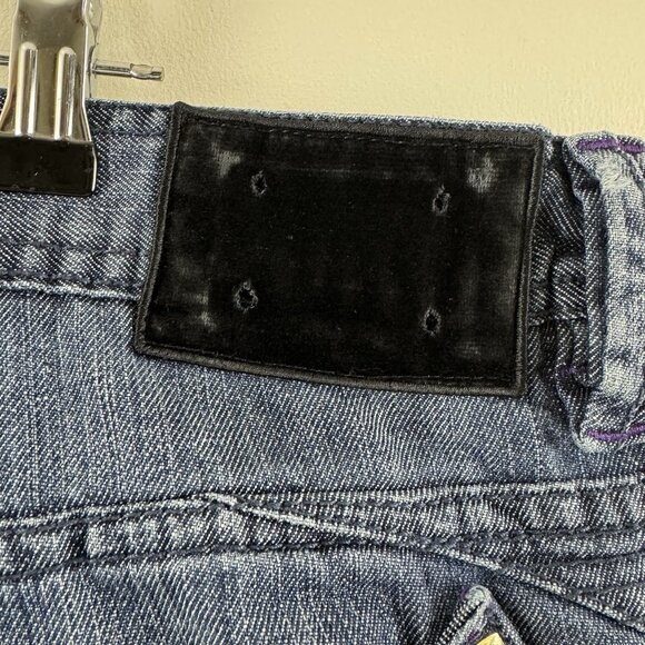 Coogi Jeans Mens 42x35 Blue Baggy Denim Embroidered Pockets Hip Hop Rap Y2K - Picture 11 of 16